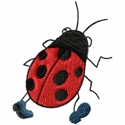 Lady Bugs Embroidery Design 2 Lady Bugs Embroidery Design 2